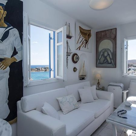 Aiolos Home With Private Veranda And Amazing Sea Views, Paros Piso Livadi Extérieur photo