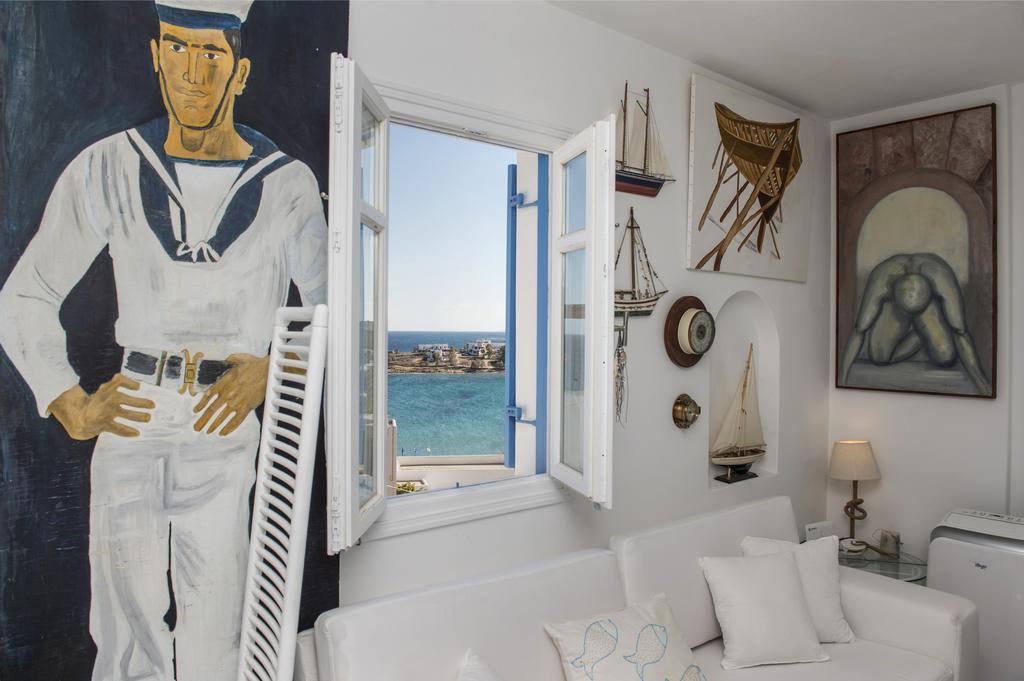 Aiolos Home With Private Veranda And Amazing Sea Views, Paros Piso Livadi Extérieur photo