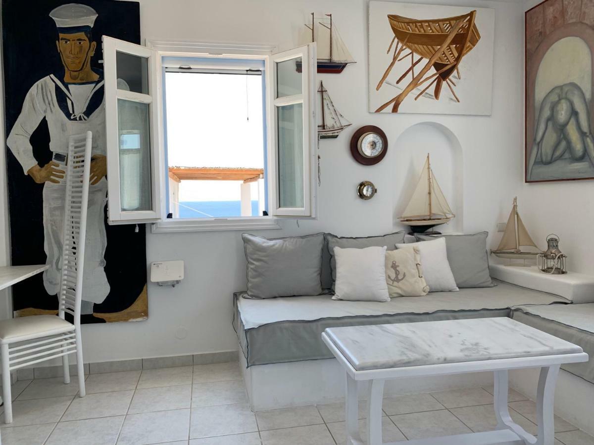 Aiolos Home With Private Veranda And Amazing Sea Views, Paros Piso Livadi Extérieur photo